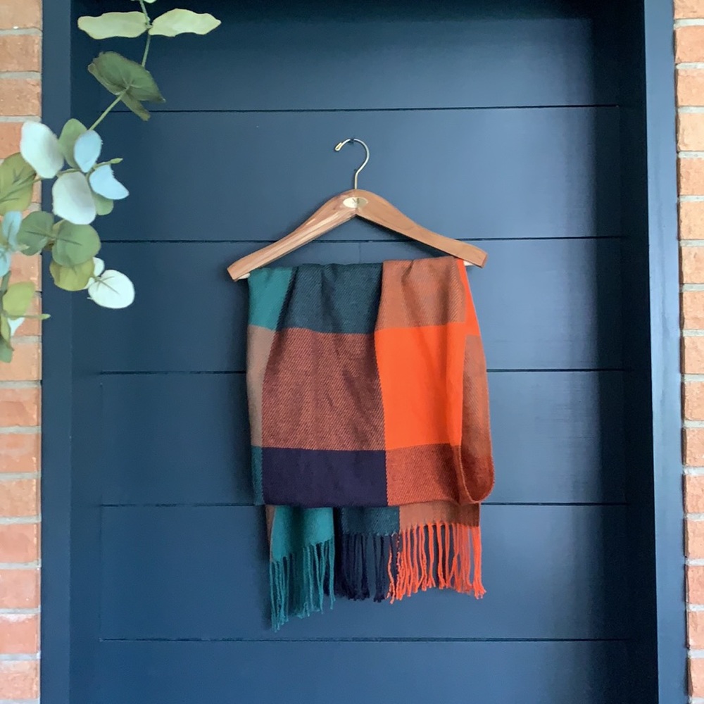 Buffalo Plaid Pashmina Scarf